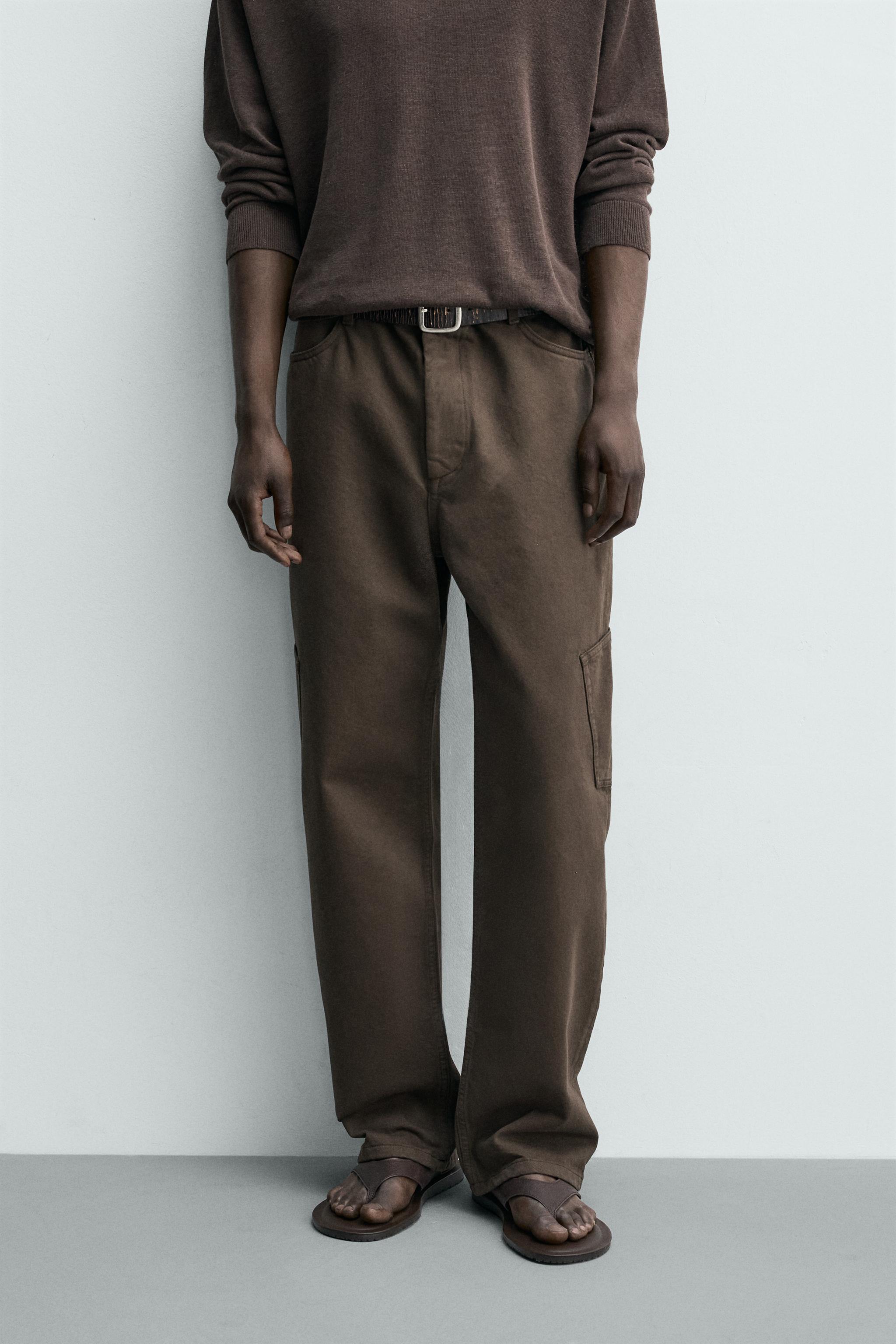 STRAIGHT FIT CARGO PANTS